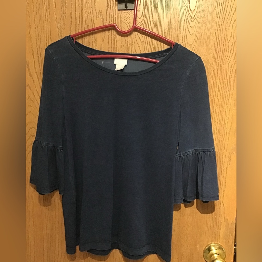 BLUE TRAVELERS COLLECTION PULLOVER DEMI LOOK